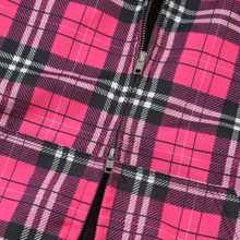 Load image into Gallery viewer, ZODIAC Nevermind Plaid Zip Up Hoodie