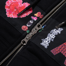Load image into Gallery viewer, ZODIAC Fantasy Patches Zip Up Hoodie