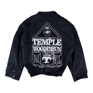 Woodensun Temples Leather Jacket