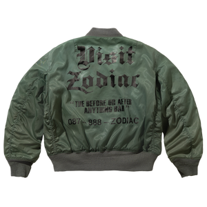 ZODIAC Visit Us Vintage MA-1 Jacket 02