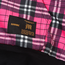 Load image into Gallery viewer, ZODIAC Nevermind Plaid Zip Up Hoodie
