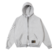 Load image into Gallery viewer, ZODIAC Nevermind Zip Up Hoodie
