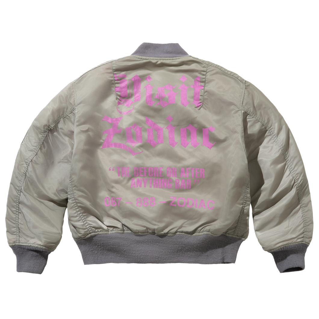 ZODIAC Visit Us Vintage MA-1 Jacket 07