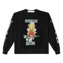 Load image into Gallery viewer, ZODIAC Fantasy Grieving Sicko Longsleeve T-shirt
