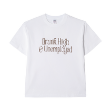 Load image into Gallery viewer, Exodus Drunk, High, Unemployed T-shirt
