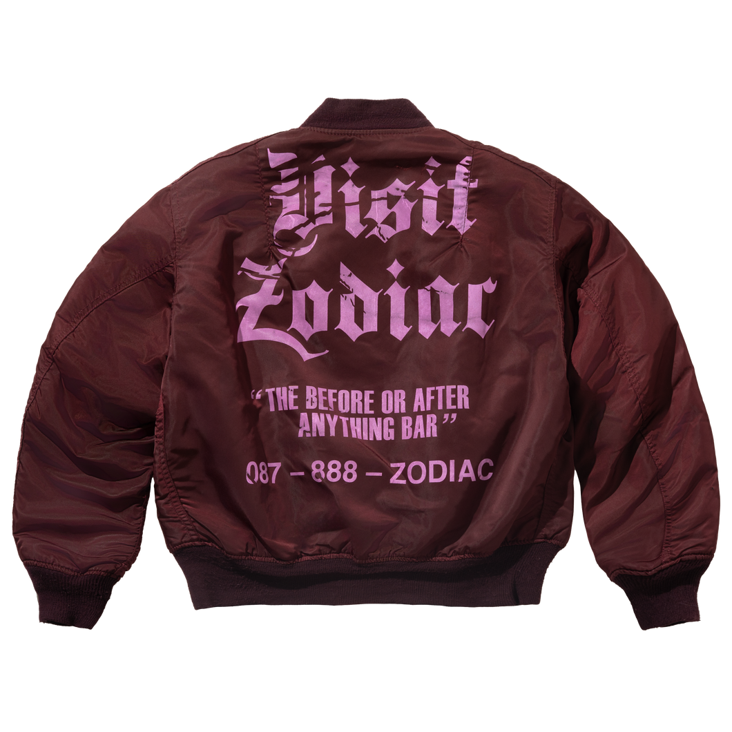 ZODIAC Visit Us Vintage MA-1 Jacket 09