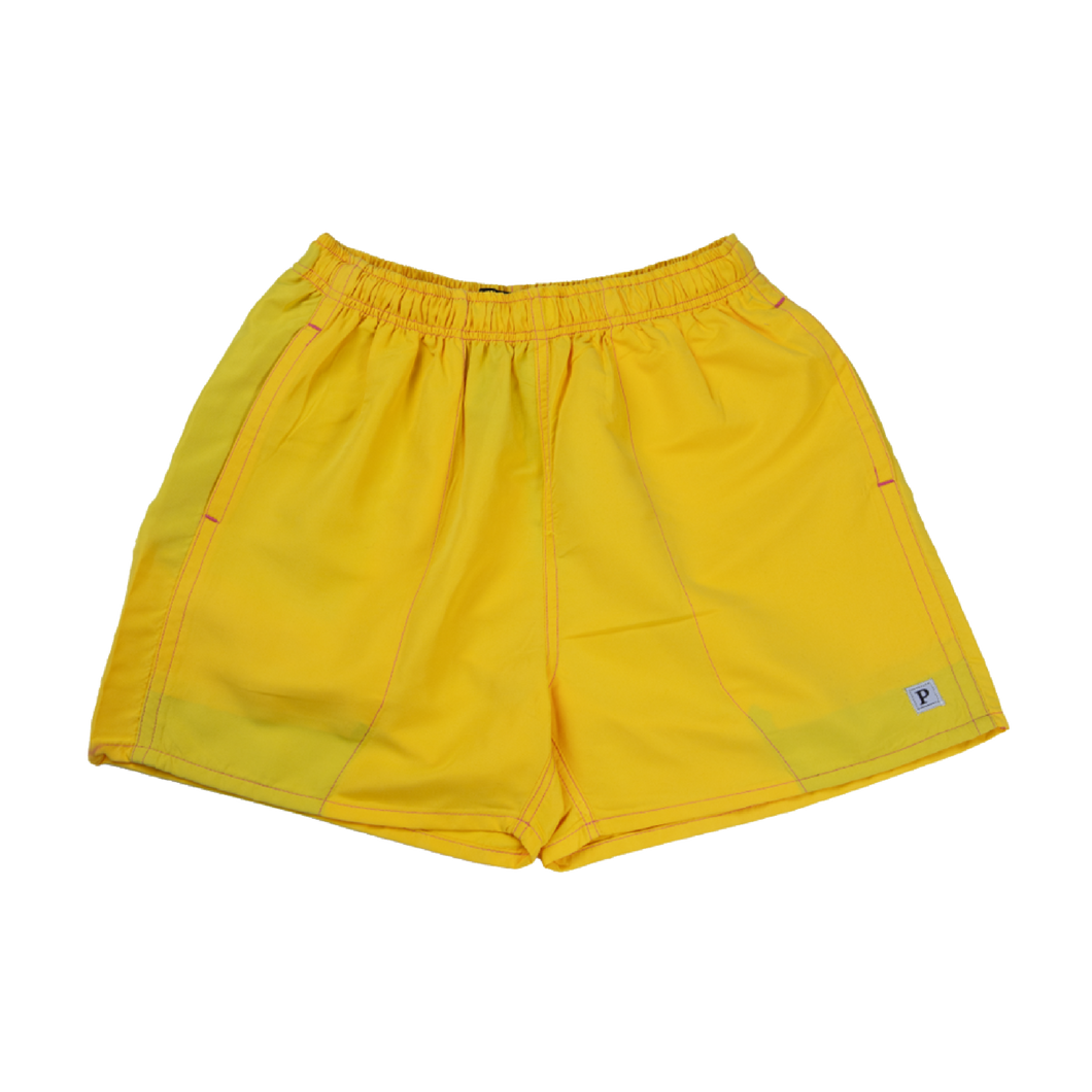 Politeunivers Plain Square Logo P Shorts