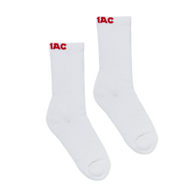 Load image into Gallery viewer, Zodiac Crew White Socks
