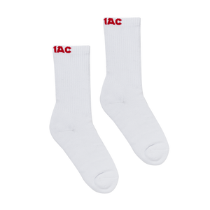 Zodiac Crew White Socks