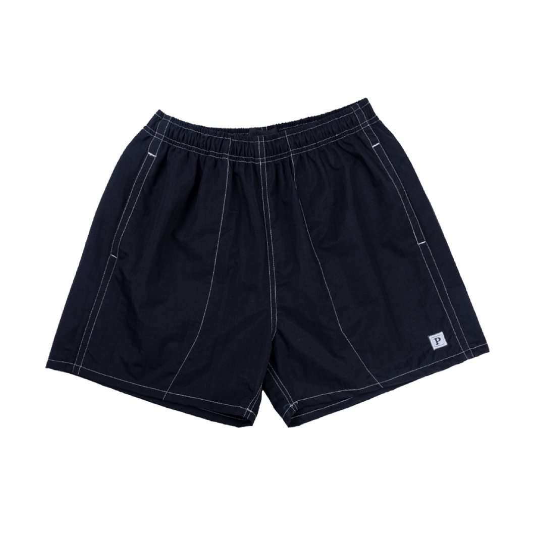 Politeunivers Plain Square Logo P Shorts