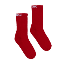 Load image into Gallery viewer, Zodiac Crew Red Socks
