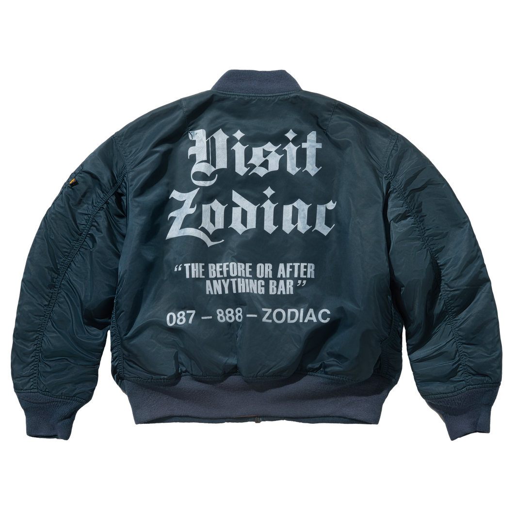 ZODIAC Visit Us Vintage MA-1 Jacket 10