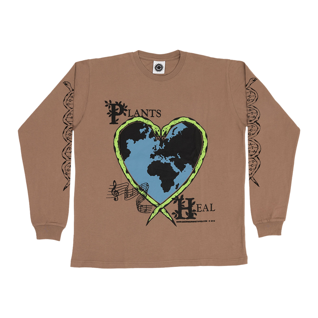 Good Morning Tapes Plants Heal Long Sleeve T-shirt