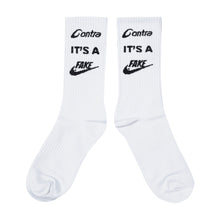 Load image into Gallery viewer, Contra It&#39;s A Fake Socks
