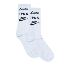 Load image into Gallery viewer, Contra It&#39;s A Fake Socks
