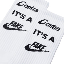 Load image into Gallery viewer, Contra It&#39;s A Fake Socks
