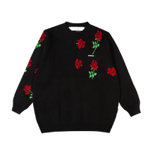 Load image into Gallery viewer, Zodiac Flower Patch Knit Sweater
