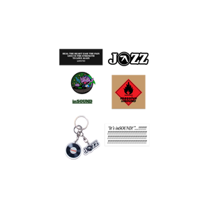 inSOUND Stickers and Keychains Pack