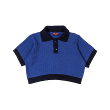 Load image into Gallery viewer, Quiet Under None x Tsukasa Polo Crop Knit
