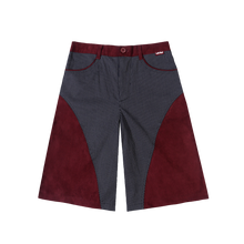 Load image into Gallery viewer, Quiet Under None x Tsukasa Stripe Medium Shorts
