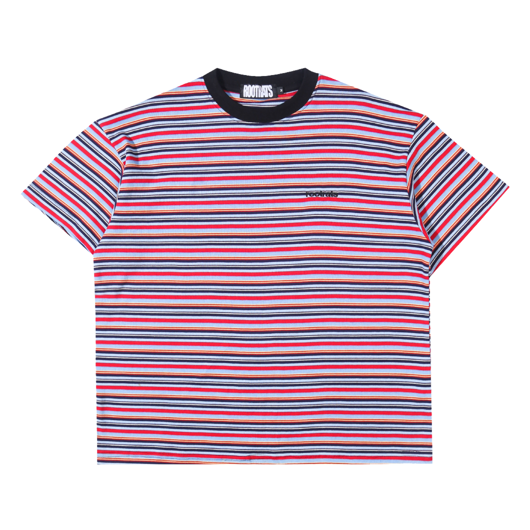 Rootrats Round Logo Stripes T-shirt