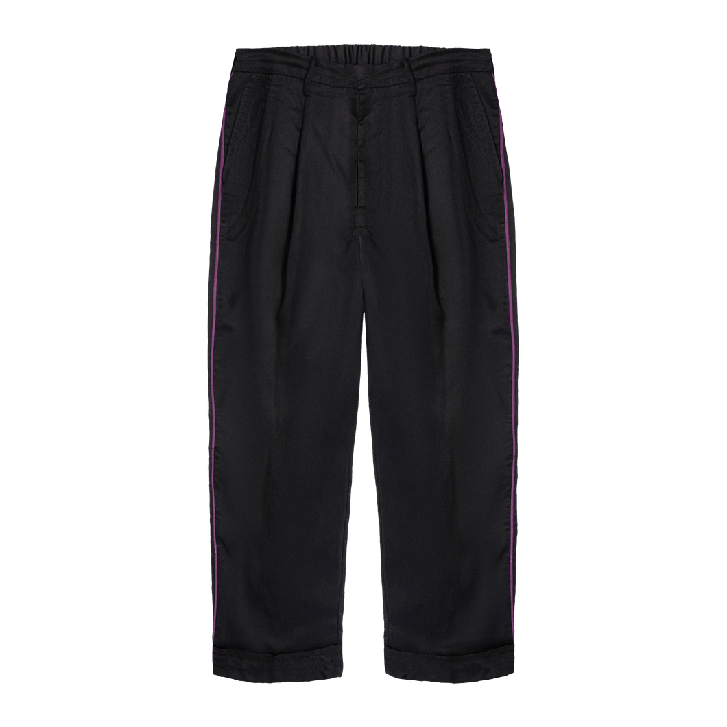 (TEN)Eleven Striples Pleated Pants