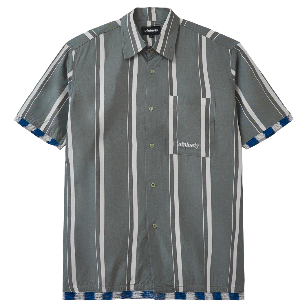 Ofninety Striped Viscose Shirt