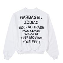Load image into Gallery viewer, Zodiac x Garbage Tv No Trash Dance Club Crewneck
