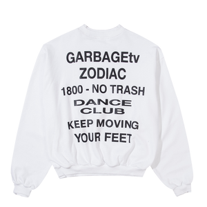 Zodiac x Garbage Tv No Trash Dance Club Crewneck