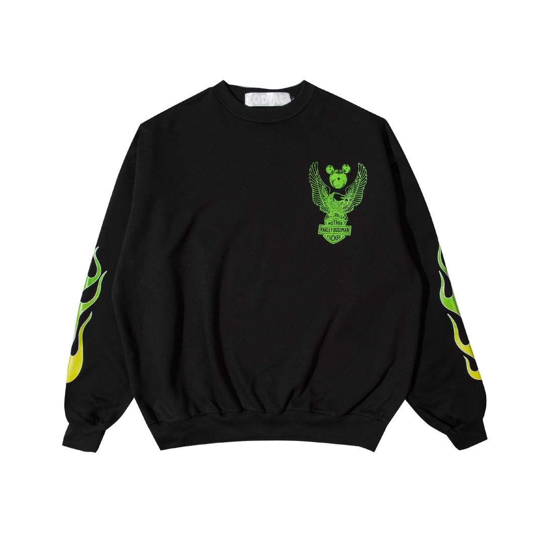 Zodiac Graphix Harley Discoman Crewneck